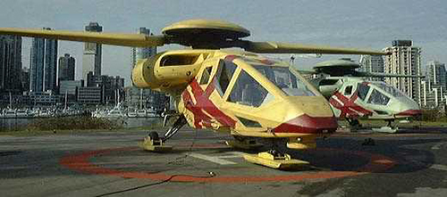 Whispercraft jet helicopter in The 6th Day