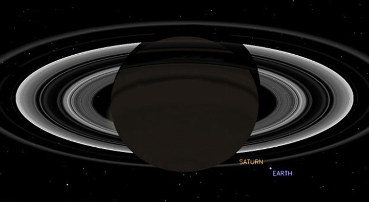сатурн  с земли
