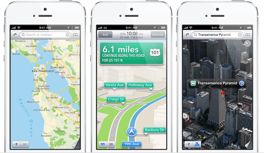 Apple Maps в iOS 6