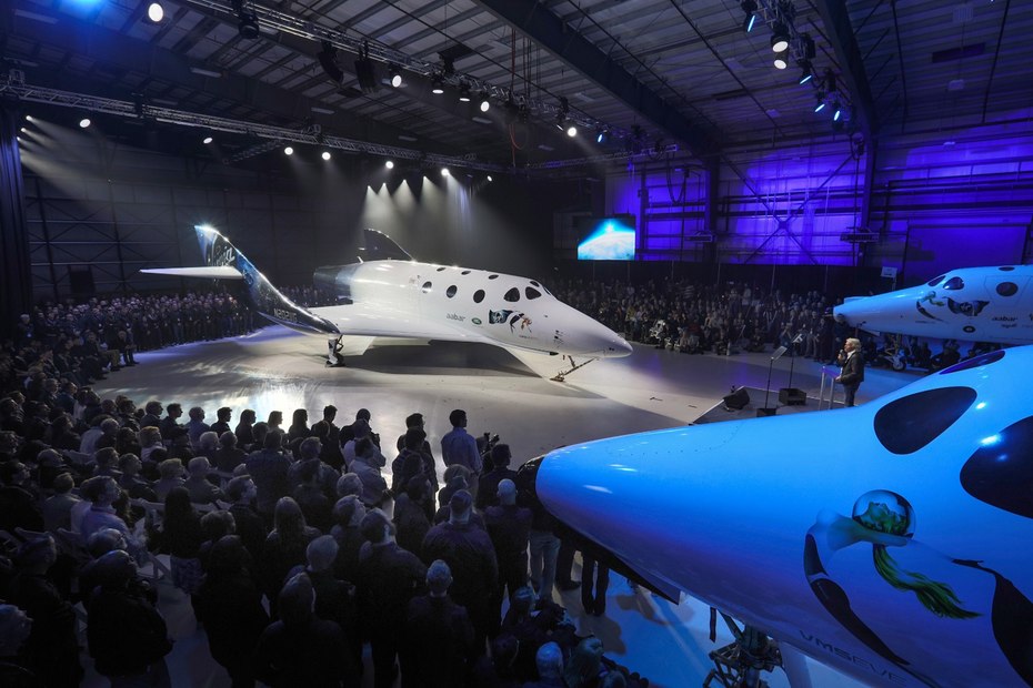 Новый пассажирский корабль Virgin Galactic