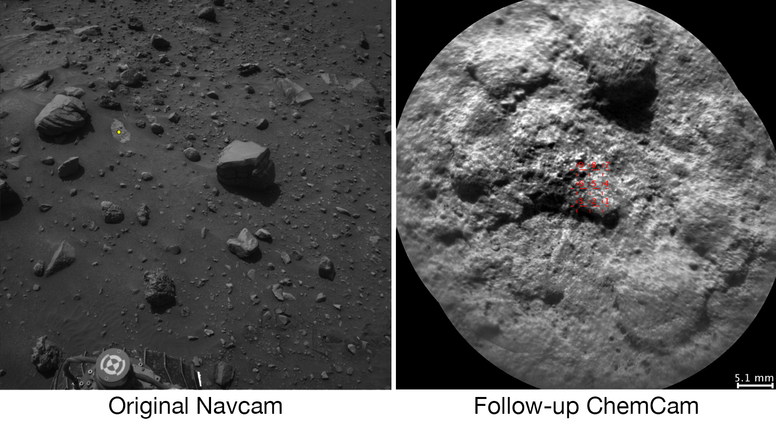 Curiosity сам выбирает объекты исследования