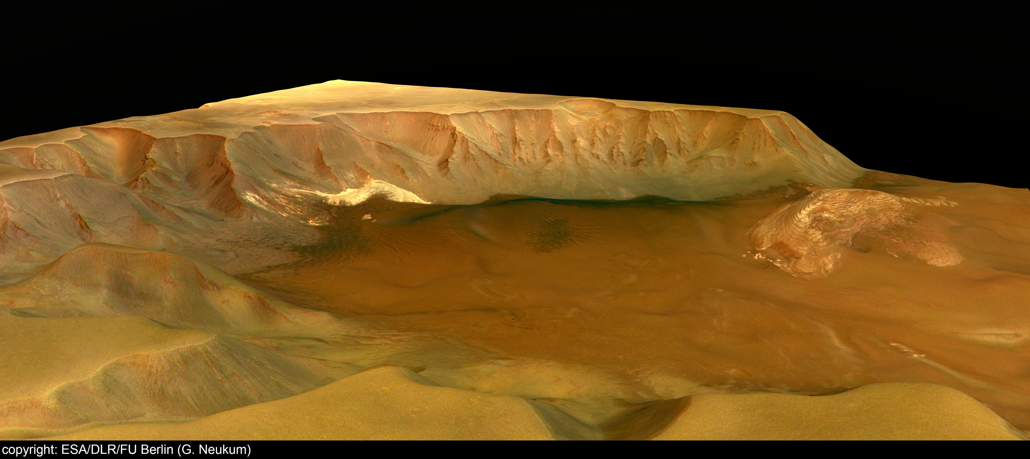 Кадр дня: марсианская Juventae Chasma