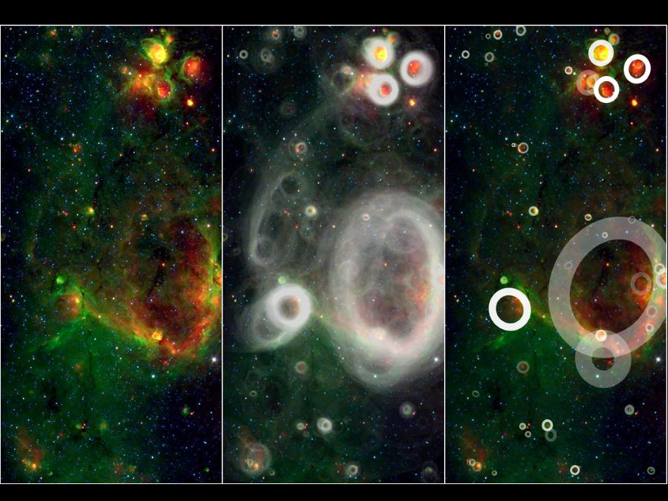 Во Млечном Пути обнаружено более 5 тысяч космических пузырей