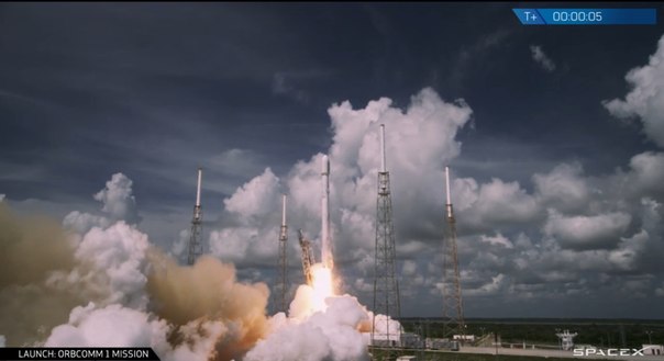 Falcon 9 вывел на орбиту спутники Orbcomm OG2