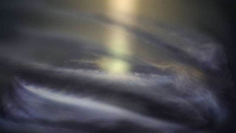 Туманное кольцо вокруг сверхмассивной черной дыры Млечного Пути