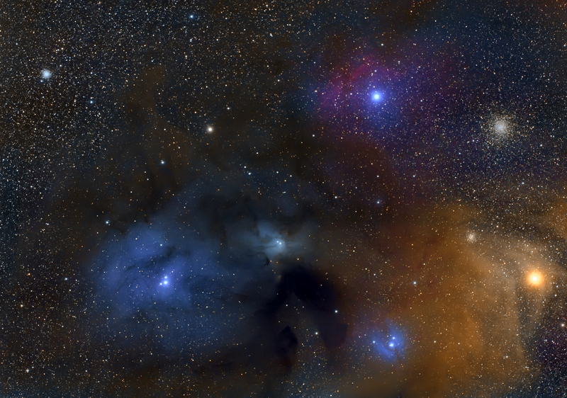 Кадр Дня: комплекс космических облаков Rho Ophiuchi