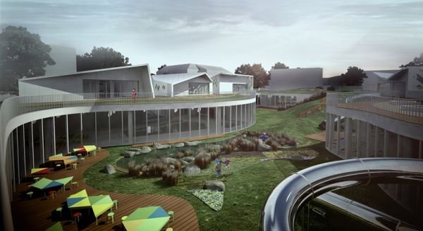 ARHIS создает "зеленый" дизайн для детского сада в Риге