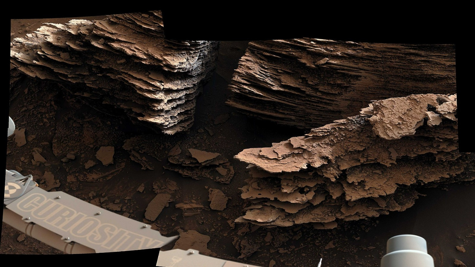 Curiosity запечатлел потрясающие виды меняющегося ландшафта Марса