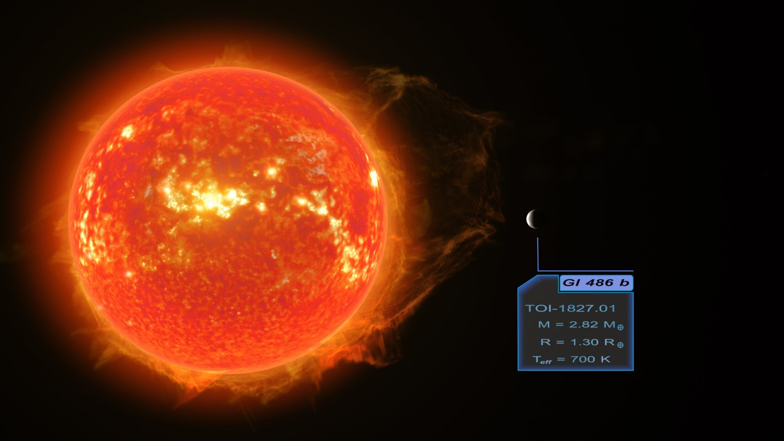 Открыта суперземля возле Gliese 486