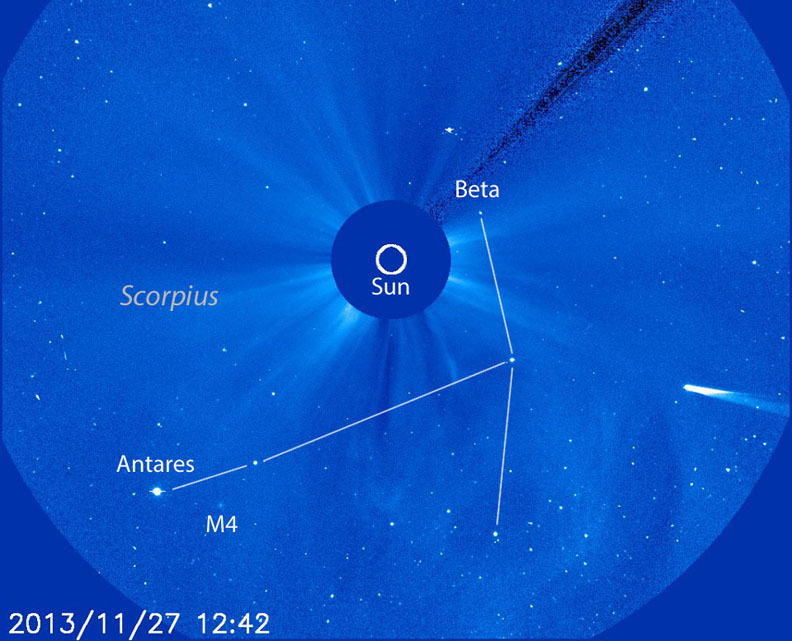 Свежие кадры кометы ISON