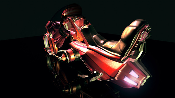 Strider MarkVII - футуристический концепт-кар 3D