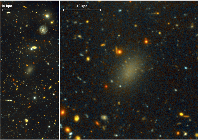 Открыта галактика из темной материи