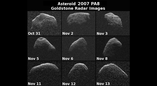 В ноябре мимо Земли пролетел астероид 2007 PA8