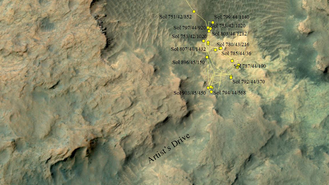 Рука Curiosity в полном порядке