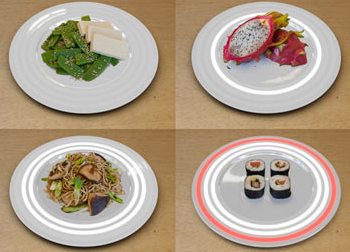 Fukushima Plate - концепт тарелки с датчиком радиации