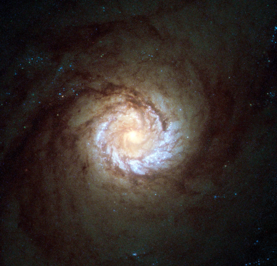 Новый более детальный снимок галактики Messier 61 от Хаббл