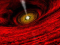 Огромные черные дыры могут вырастать внутри гигантского звездного кокона