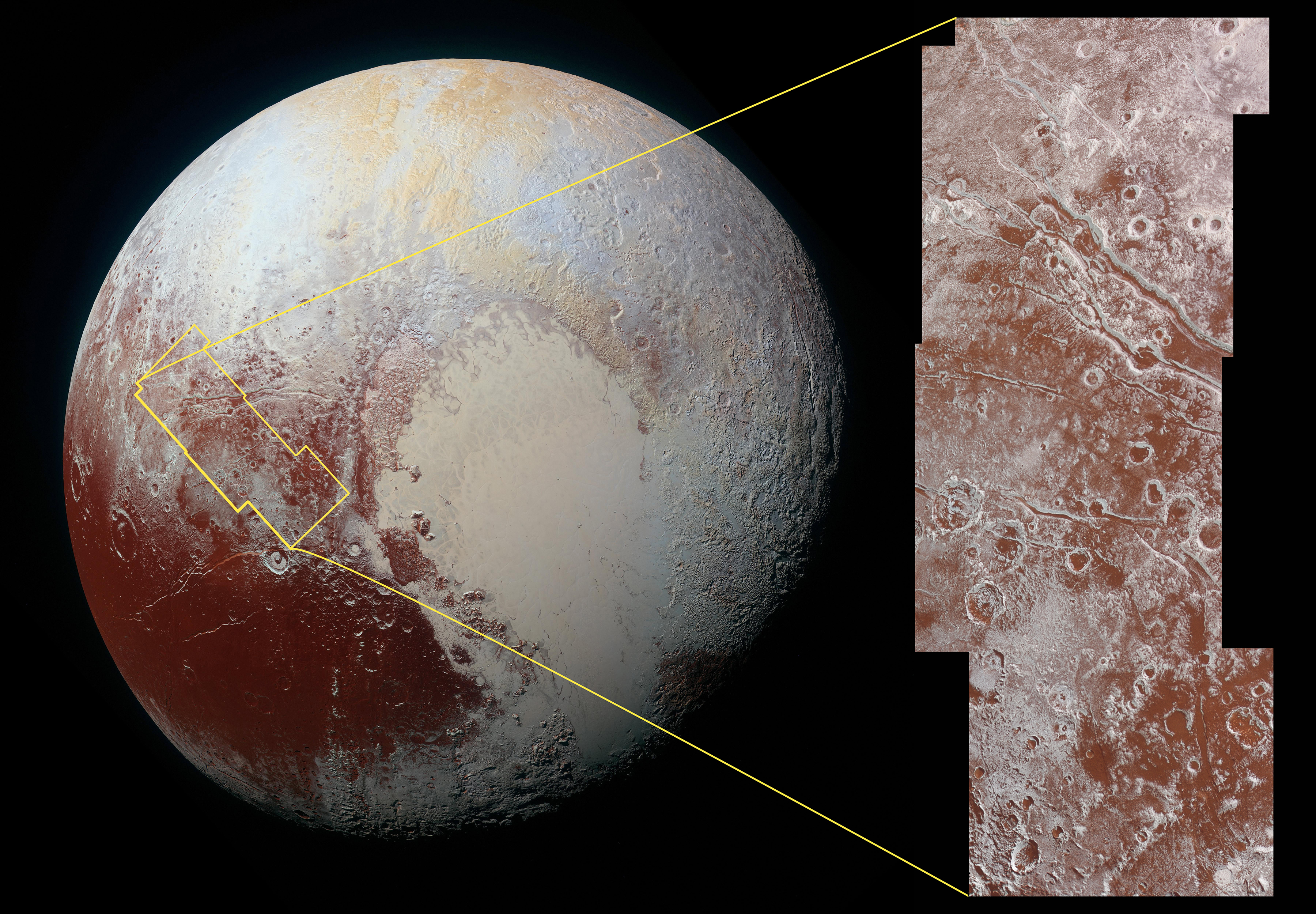 Особая область на Плутоне