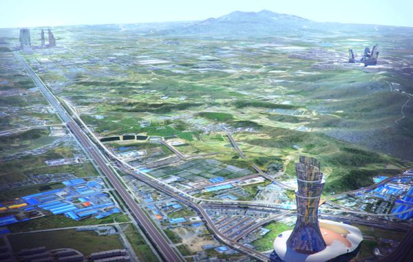 Проект китайского "зеленого" города от Designworks