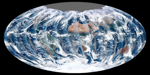 Первый глобальный снимок Земли