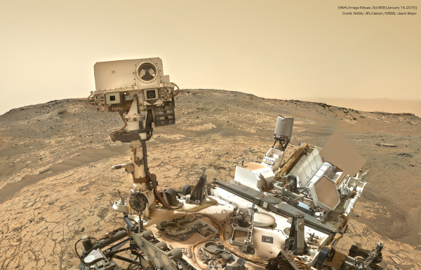 Еще одно селфи от Curiosity