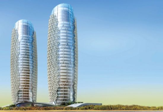 ADIA Headquarters Towers - удивительное сочетание исламской архитектуры и модерна
