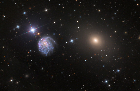 Кадр Дня: сияющая галактика NGC 2276