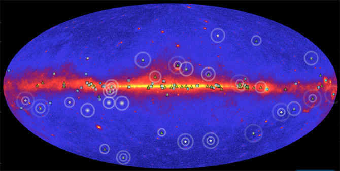 "Ферми" обнаружил самый молодой миллисекундный пульсар