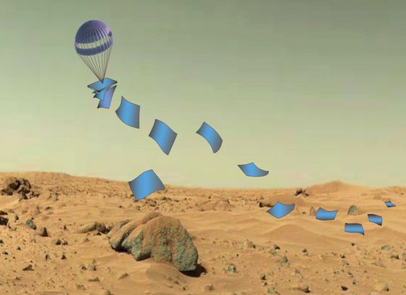 Марс смогут исследовать плоские роботы