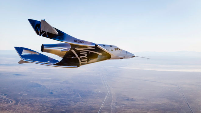 Фантастическое соло от Virgin Galactic