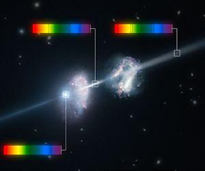 Телескоп VLT нашел тяжелые химические элементы в ранних галактиках