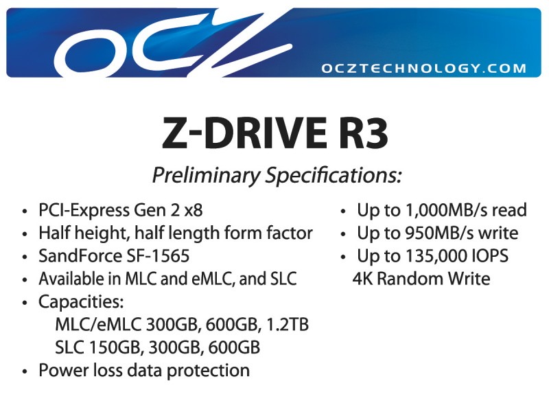 OCZ Vertex 3 Pro, Vertex 3 EX и Z-Drive R3. Первые SSD на контроллере SandForce SF-2000