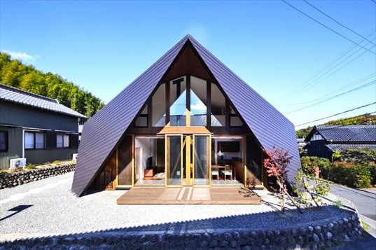 Домик с крышей Оригами
