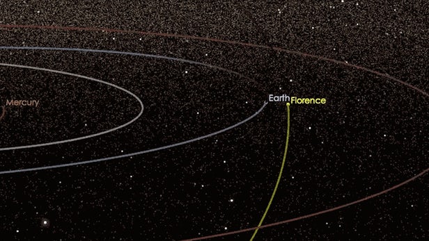 Астероид Флоренс улетел, но обещал вернуться