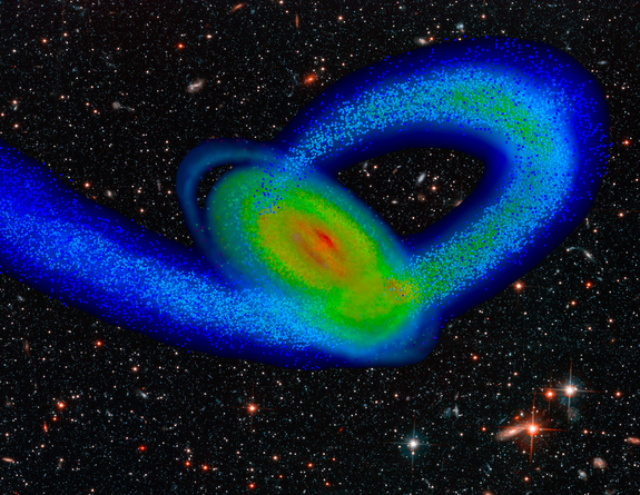 Млечный Путь обязан своей формой столкновению с карликовой галактикой