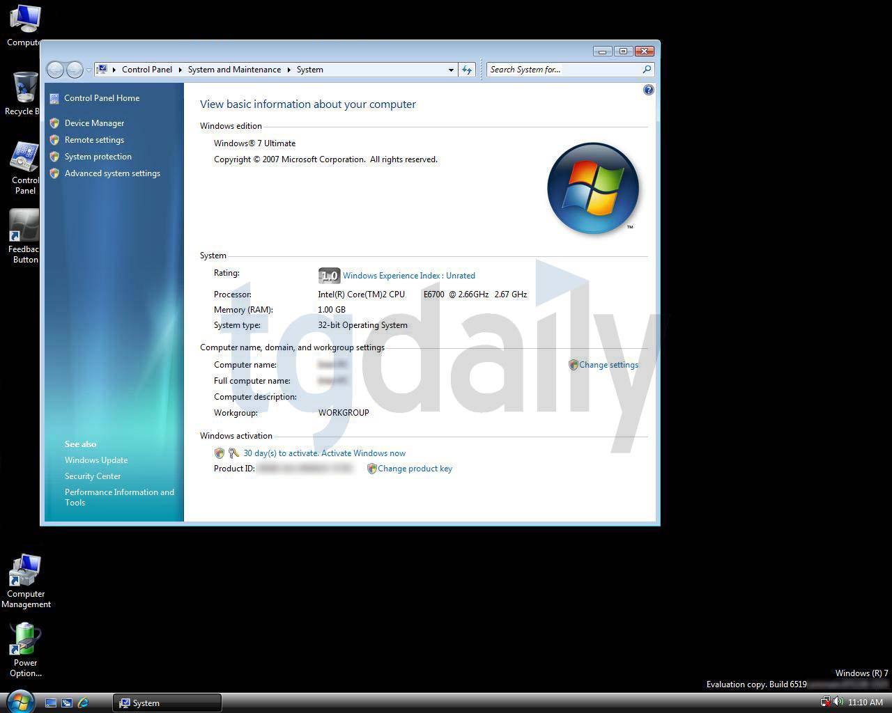 Еще несколько скриншотов Microsoft Windows 7