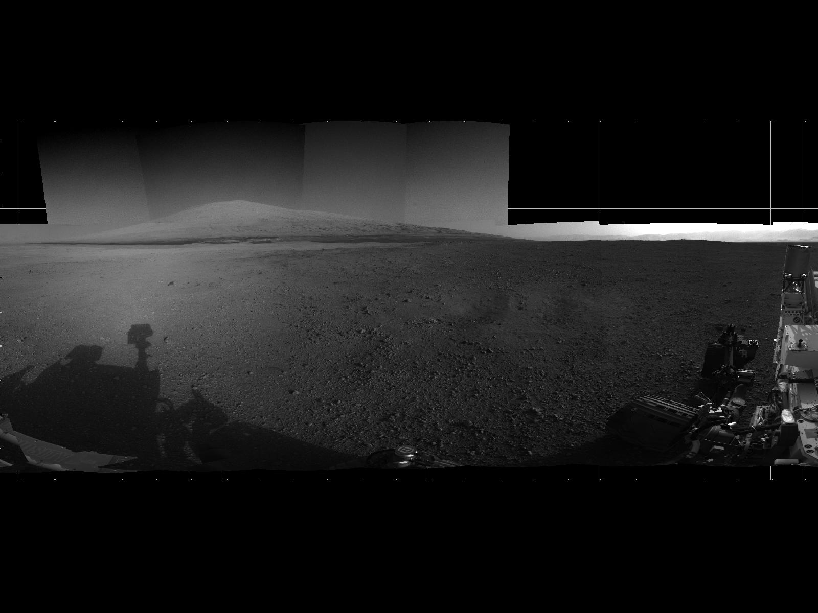 Фото с Марса: гора Sharp (Шарп) 