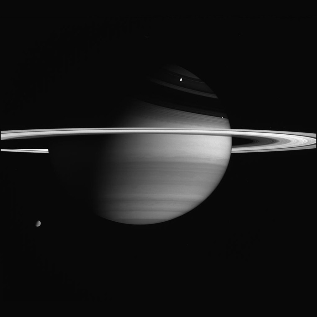 Сатурн - Титан - Рея - Энцелад 