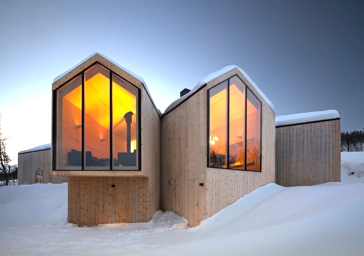 В горах Норвегии строят изумительные домики