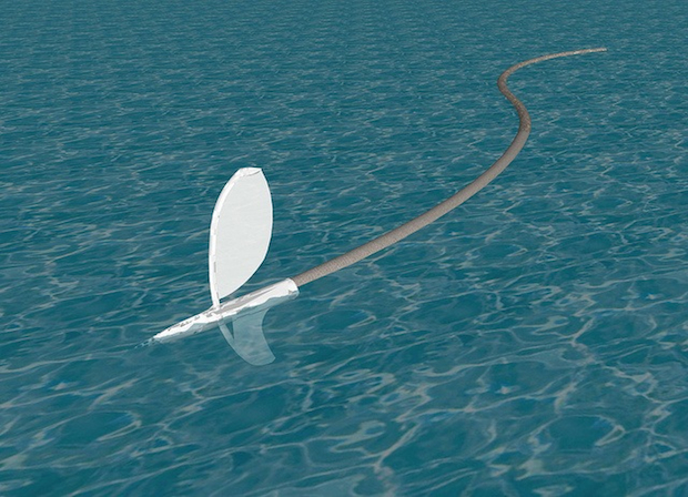 Protei - концепт робота-парусника, который поможет в очистке океана