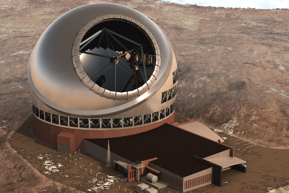 Люди бастуют против постройки гигантского телескопа