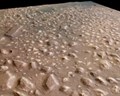 Марс Экспресс рассмотрел беспорядочный каменистый рельеф на Марсе