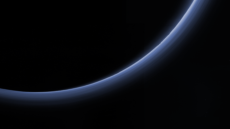 Туман на Плутоне от НАСА