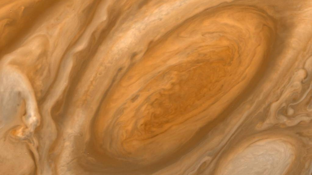 Скорость ветра в Большом красном пятне Юпитера увеличивается