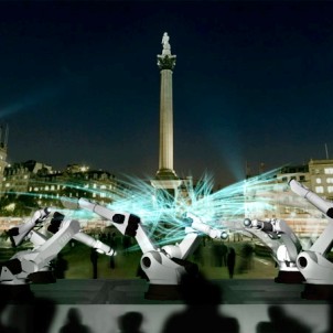 На Трафальгарской площади будет установлен огромный робот-осьминог