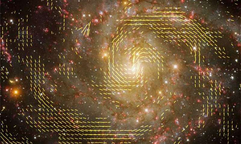 Магнитное поле предоставляет ключ к процессам формирования галактики