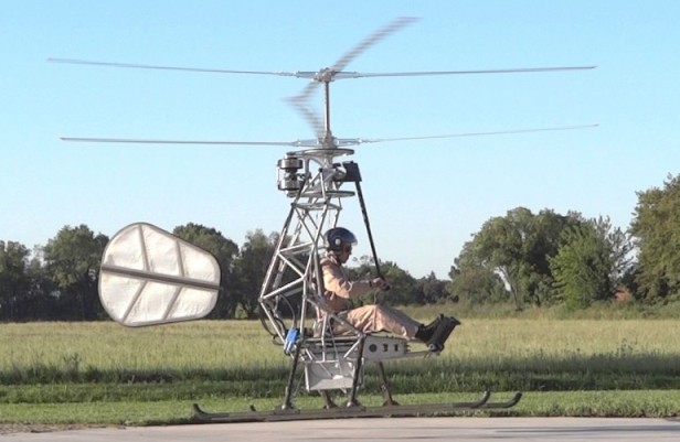 Первый в мире пилотируемый электрический вертолет