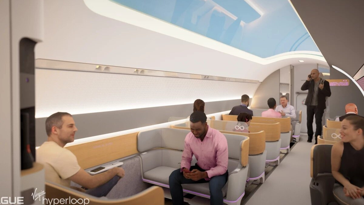 Virgin Hyperloop демонстрирует новый дизайн