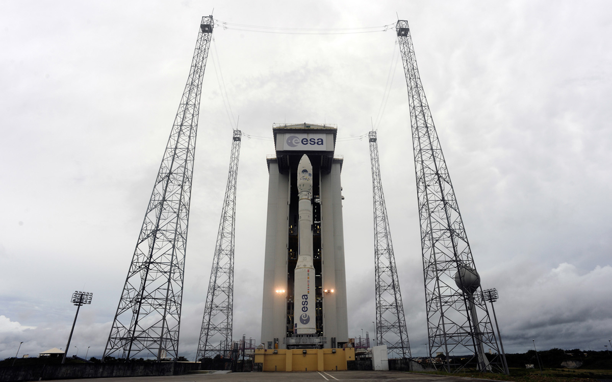 Ракета-носитель Vega готовится к запуску
