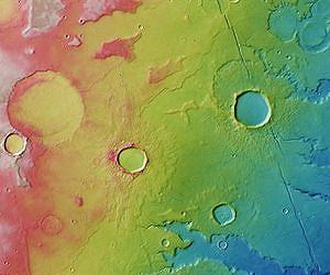 КА "Марс-Экспресс" достиг особо интересной области на Марсе